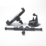 Wholesale Universal 3 in 1 Windshield, Dashboard, Air Vent, Car Chair Mount Holder 8087A (Black)